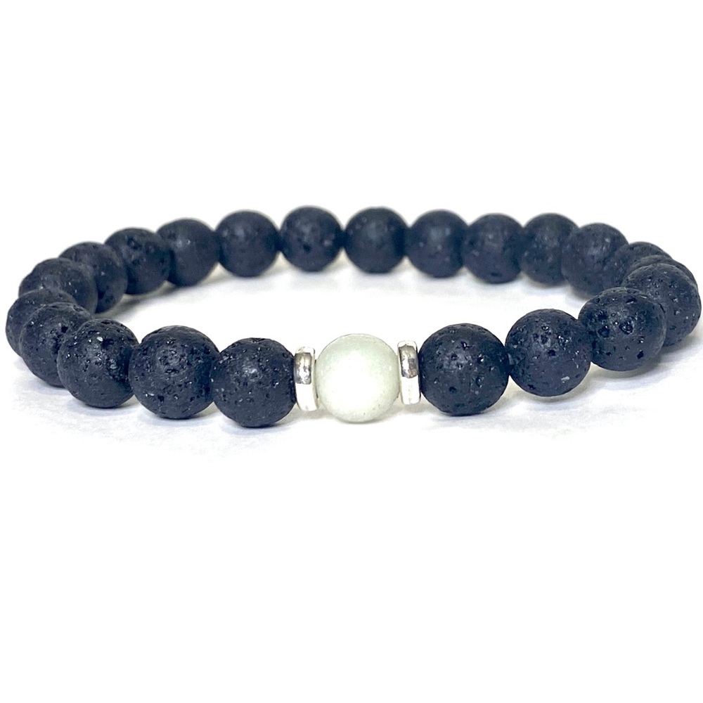 Handmade NWOT LAVA ROCK BEADS